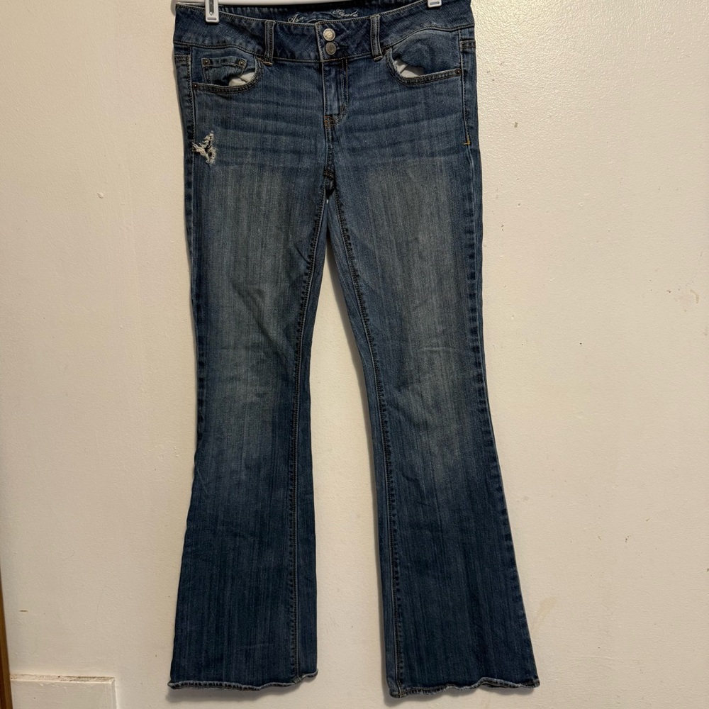 American Eagle Outfitters Distressed Denim Jeans Artist‎ Women’s 10 Distressed